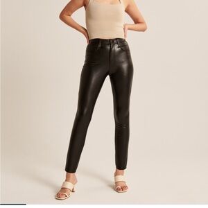 Brand new Abercrombie skinny leather pants